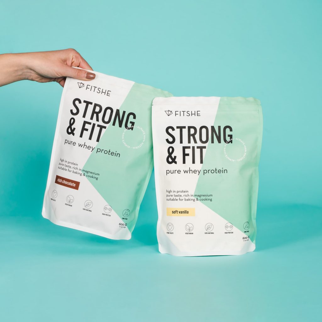 Pure Whey protein van Fitshe voor vrouwen